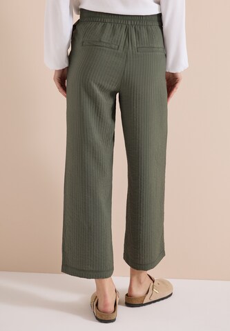 CECIL Wide Leg Hose in Grün