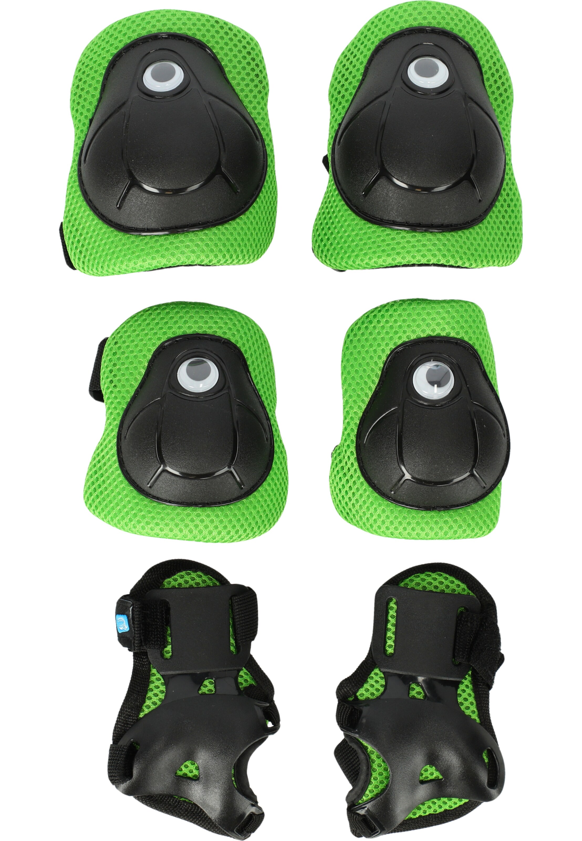 Crazy Safety Accessories 'Rollende Augen' in Green: front