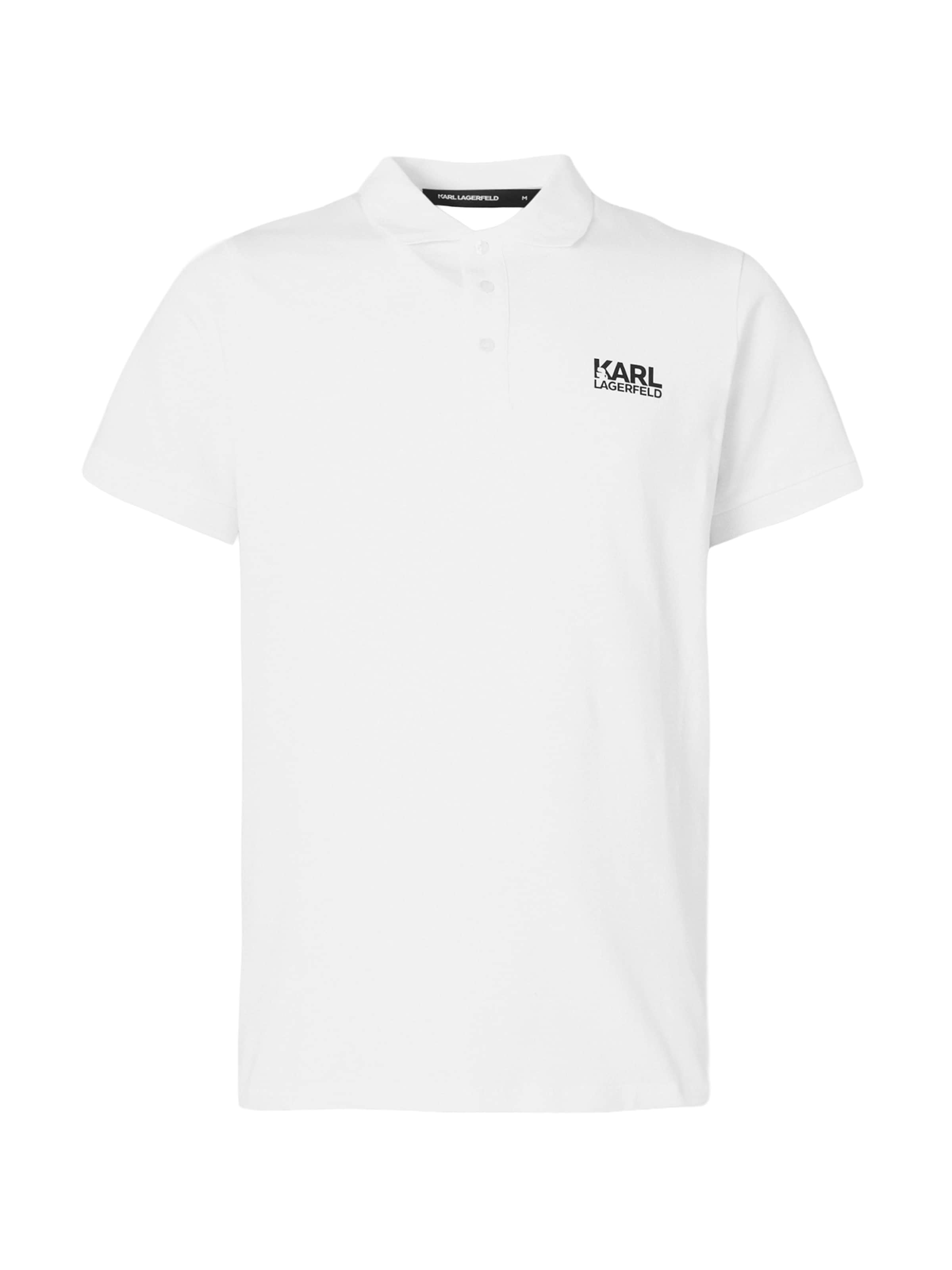 Karl Lagerfeld Μπλουζάκι σε λευκό: μπροστά
