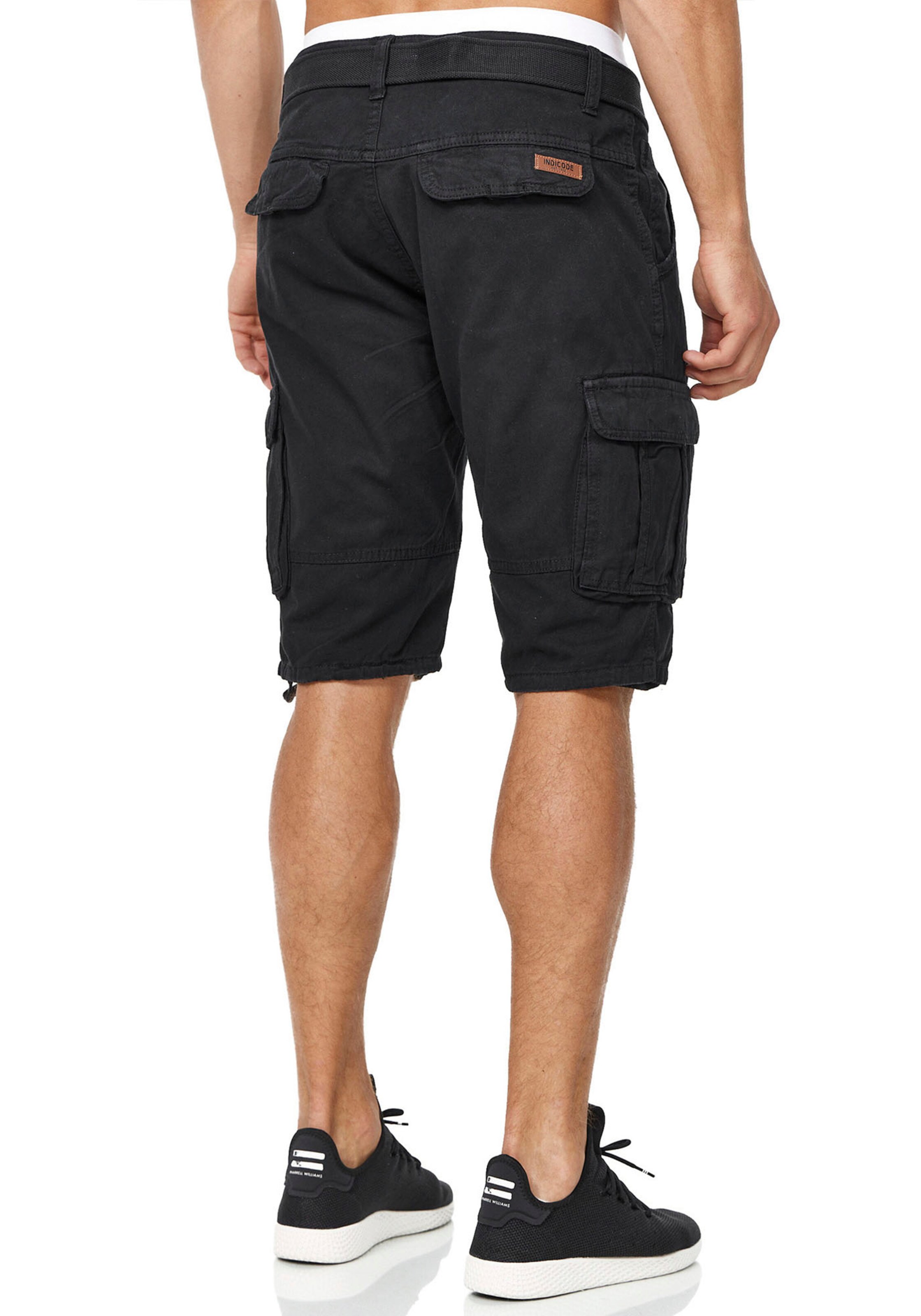 INDICODE JEANS Regular Pants in Black