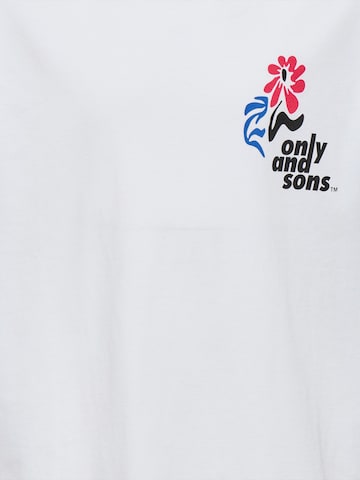 Only & Sons Junior - Camiseta 'OSJFRED LAURENT' en blanco