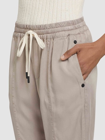 khujo Tapered Trousers 'Sandi' in Beige