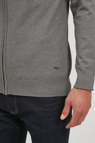 INDICODE JEANS Knit Cardigan 'Ernoldo' in Grey