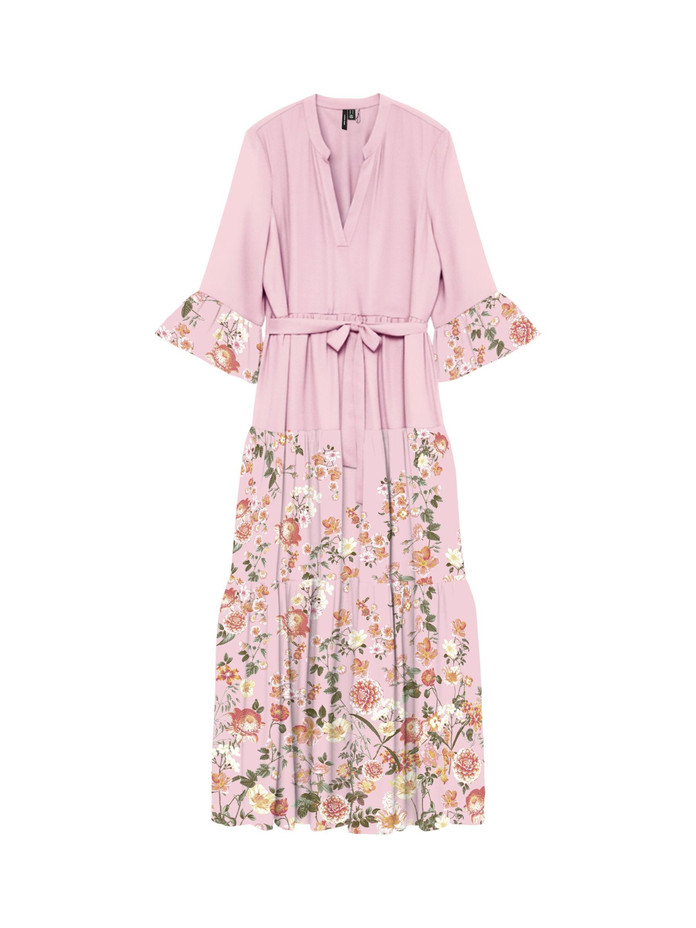 Vero Moda Curve Kleid 'VMCUlrikke' in Pink: Vorderseite