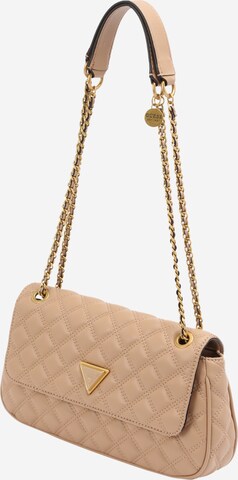 GUESS - Bolso de hombro 'Giully' en beige: frente