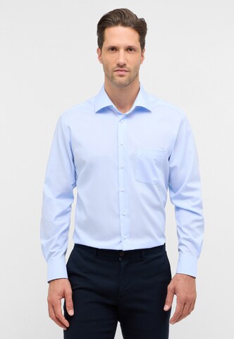 ETERNA Regular fit Business Shirt in Blue: front