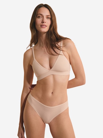 Triangolo Reggiseno 'Pure Soft' di ETAM in beige