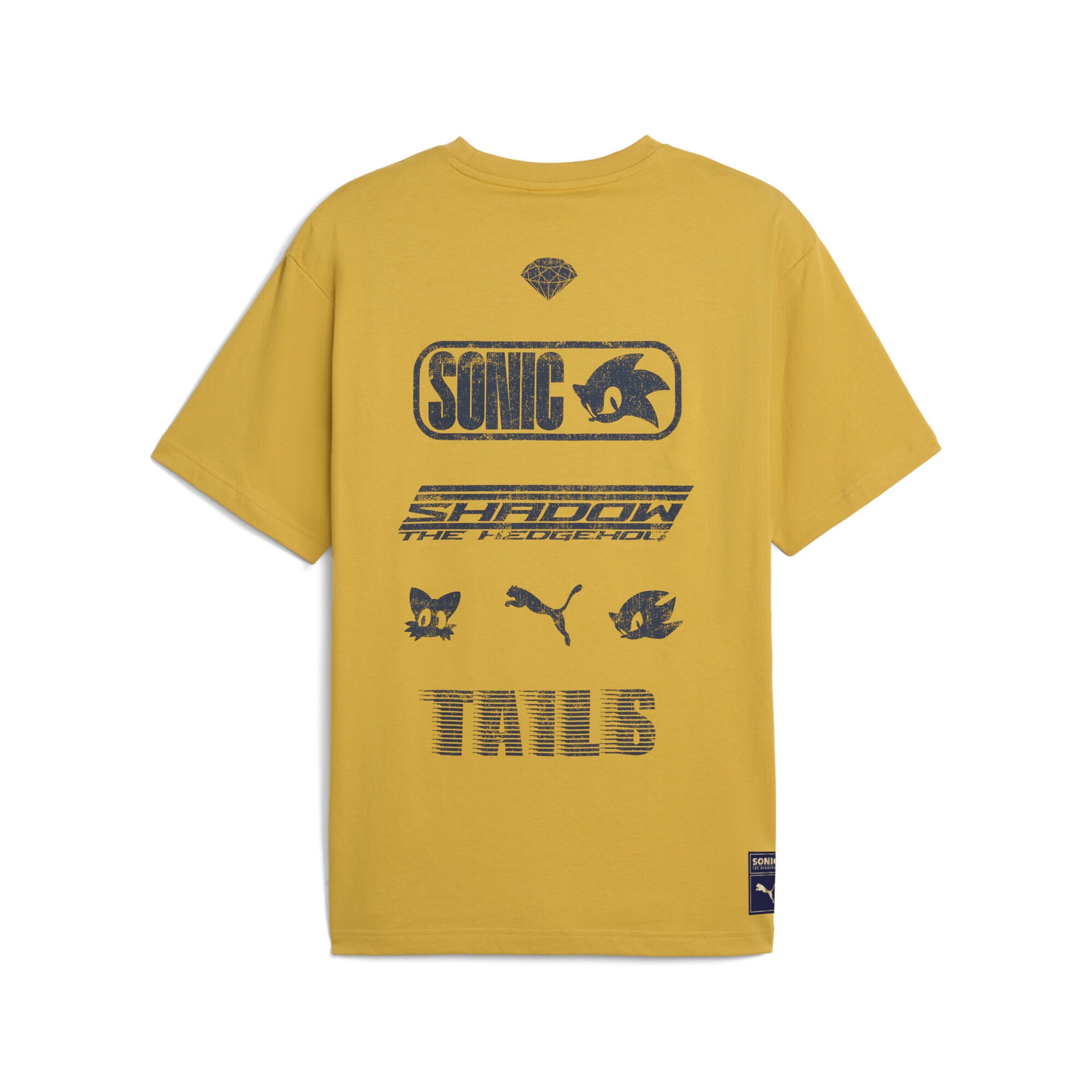PUMA Shirt 'PUMA x SONIC THE HEDGEHOG' in Geel