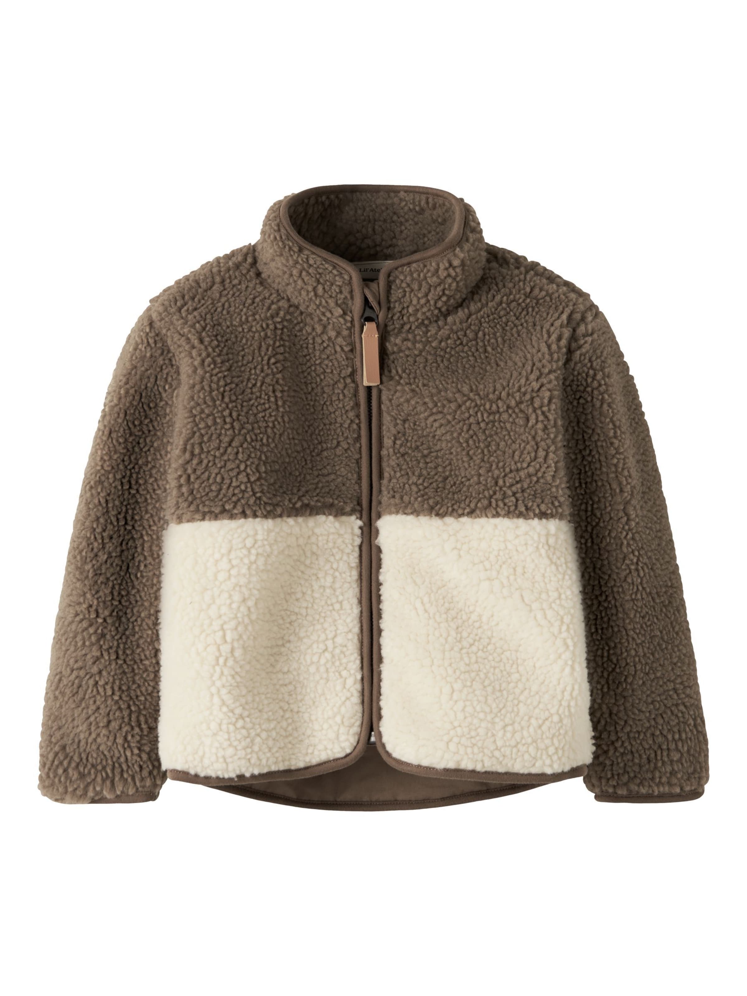 Lil'Atelier Between-season jacket in Brown: front