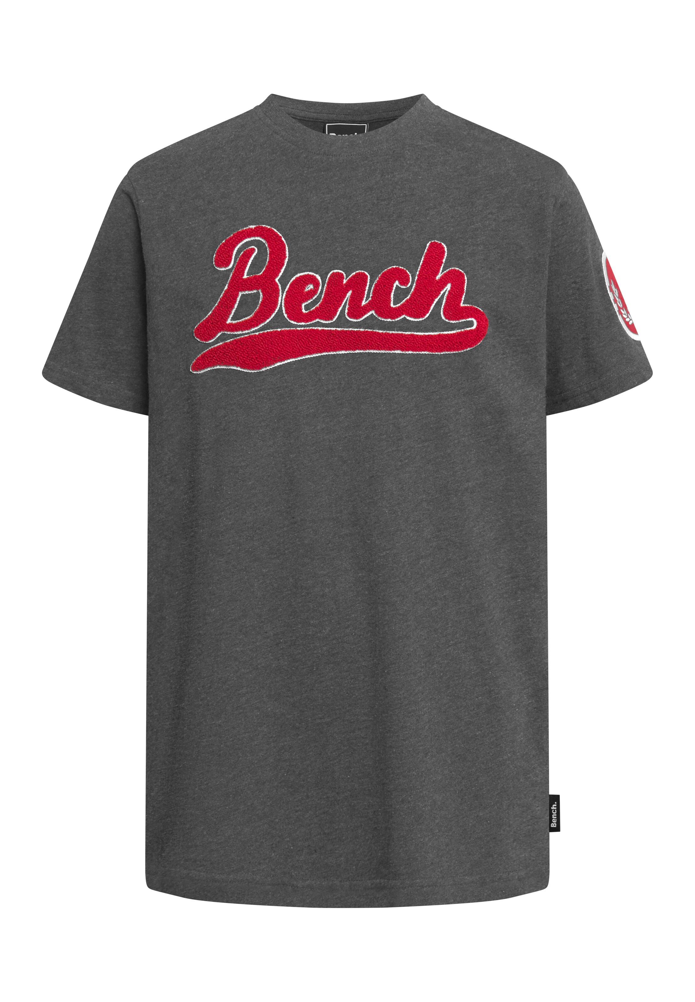 BENCH T-Shirt in Grau: Vorderseite