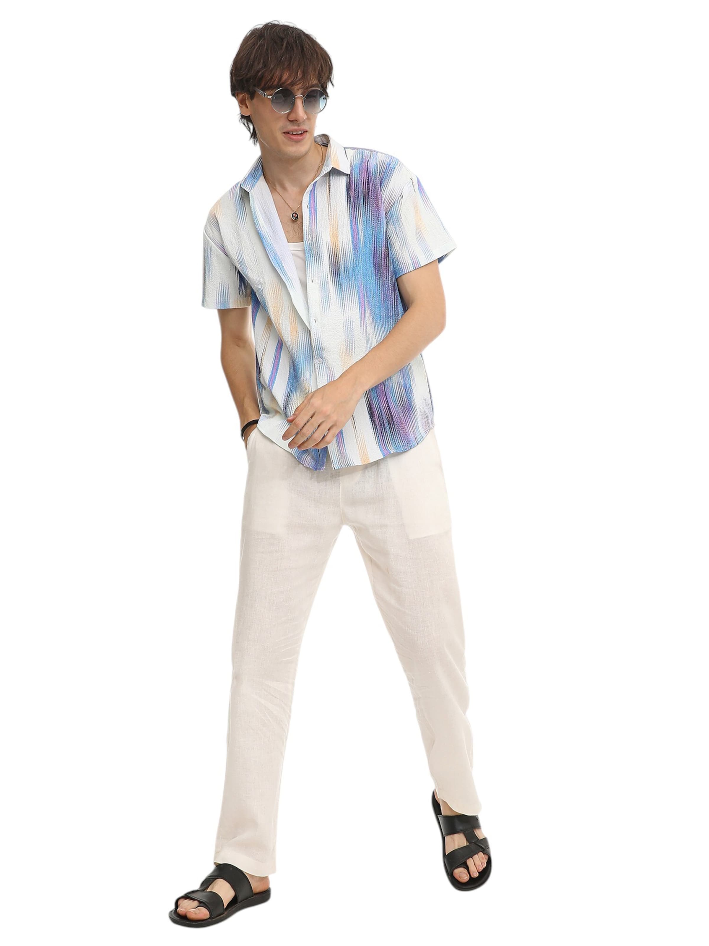 Campus Sutra Regular fit Overhemd 'Tilda' in Wit