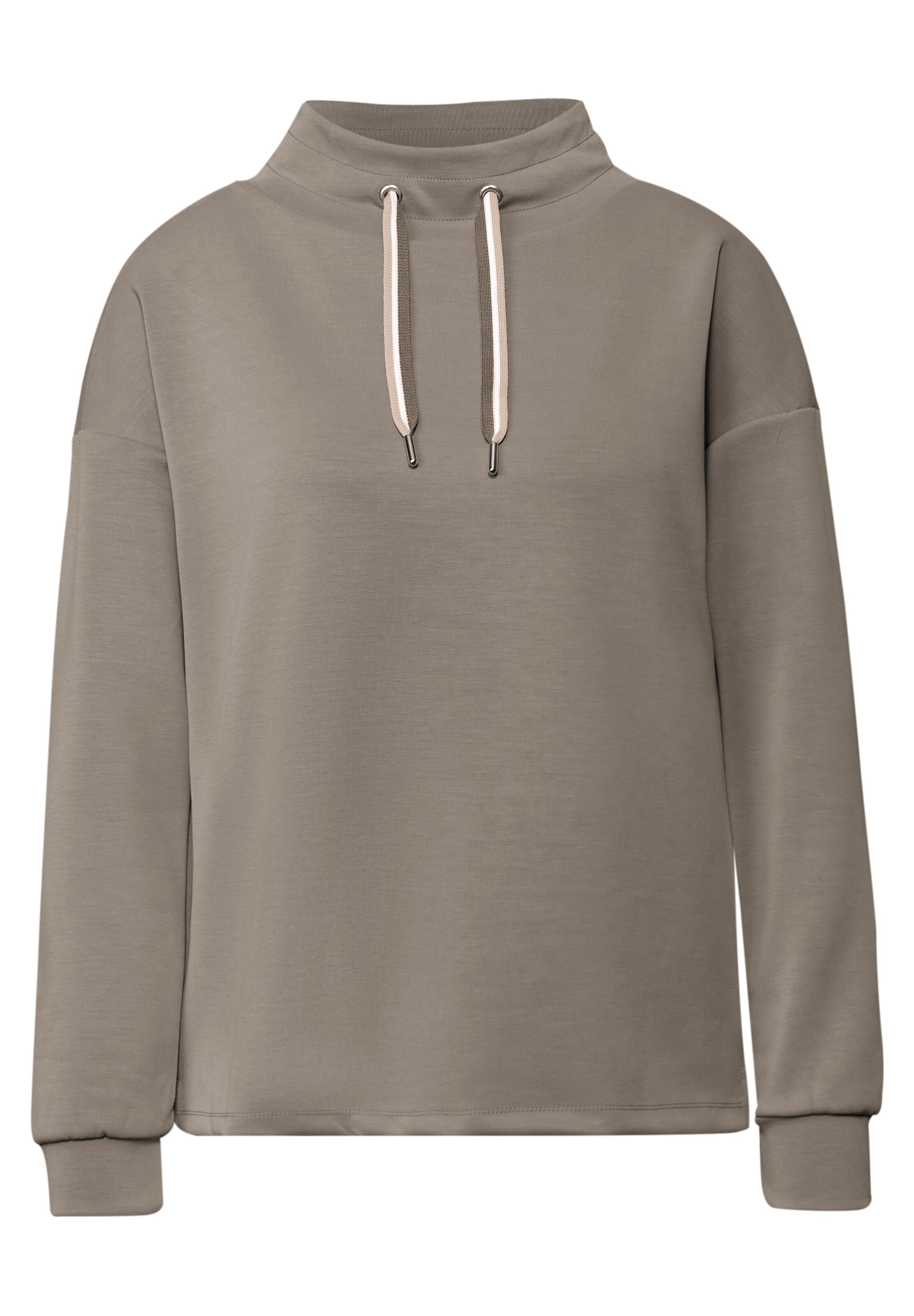 STREET ONE Sweatshirt in Braun: Vorderseite