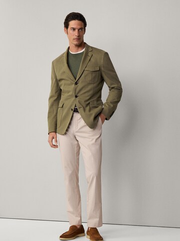 Hackett London Обычный Брюки со складками в Бежевый