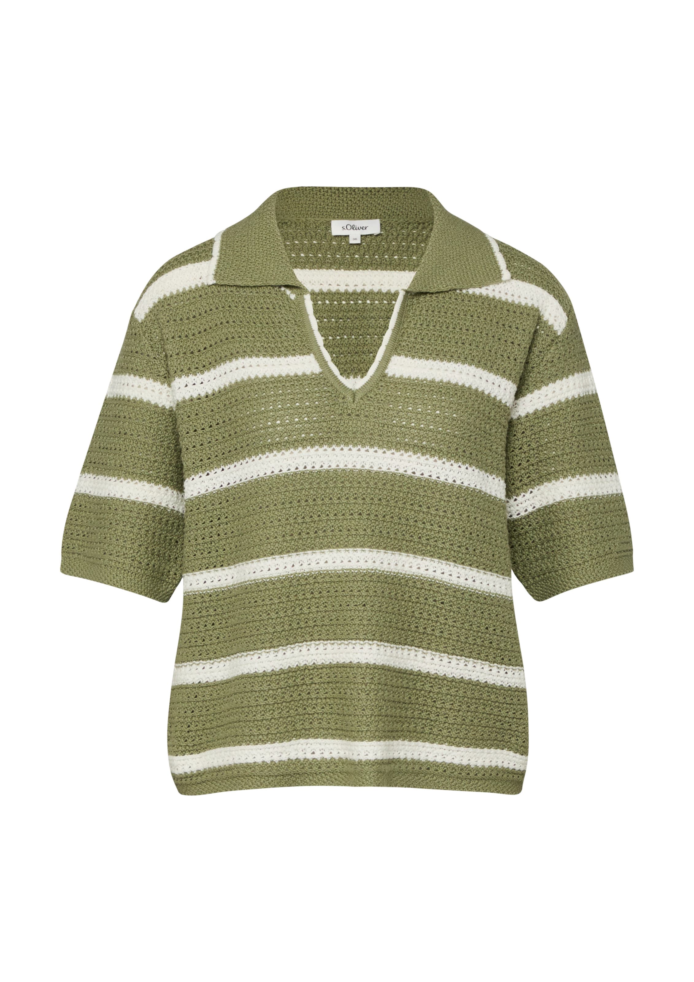 s.Oliver Sweater in Green: front
