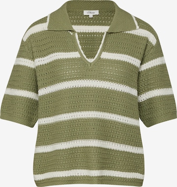 s.Oliver Sweater in Green: front