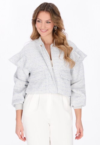 faina Between-season jacket in Blue: front