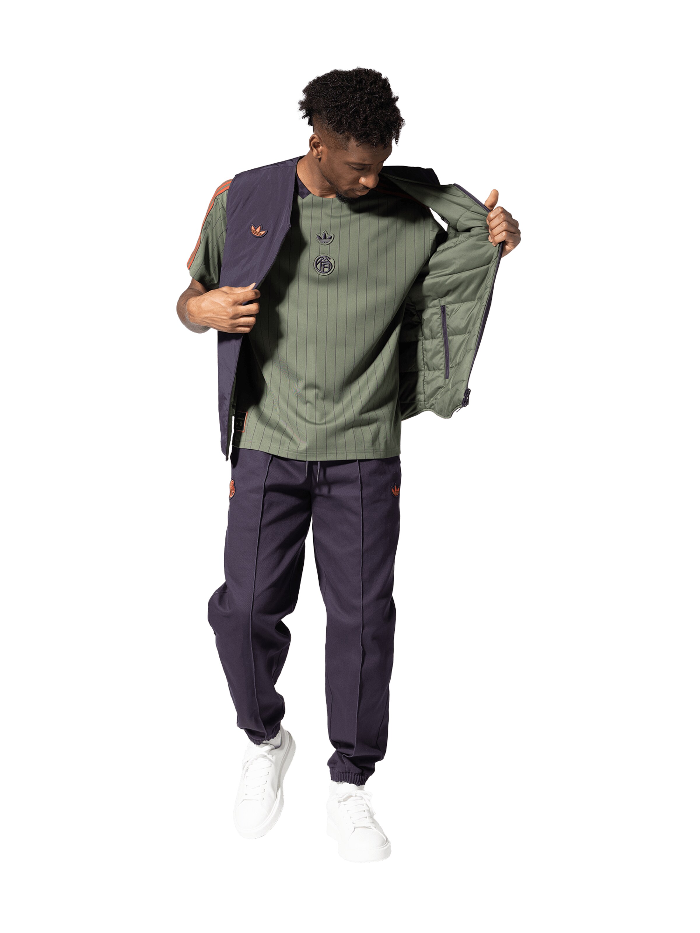 ADIDAS ORIGINALS - Chaleco 'FC Bayern München Terrace Icons' en lila