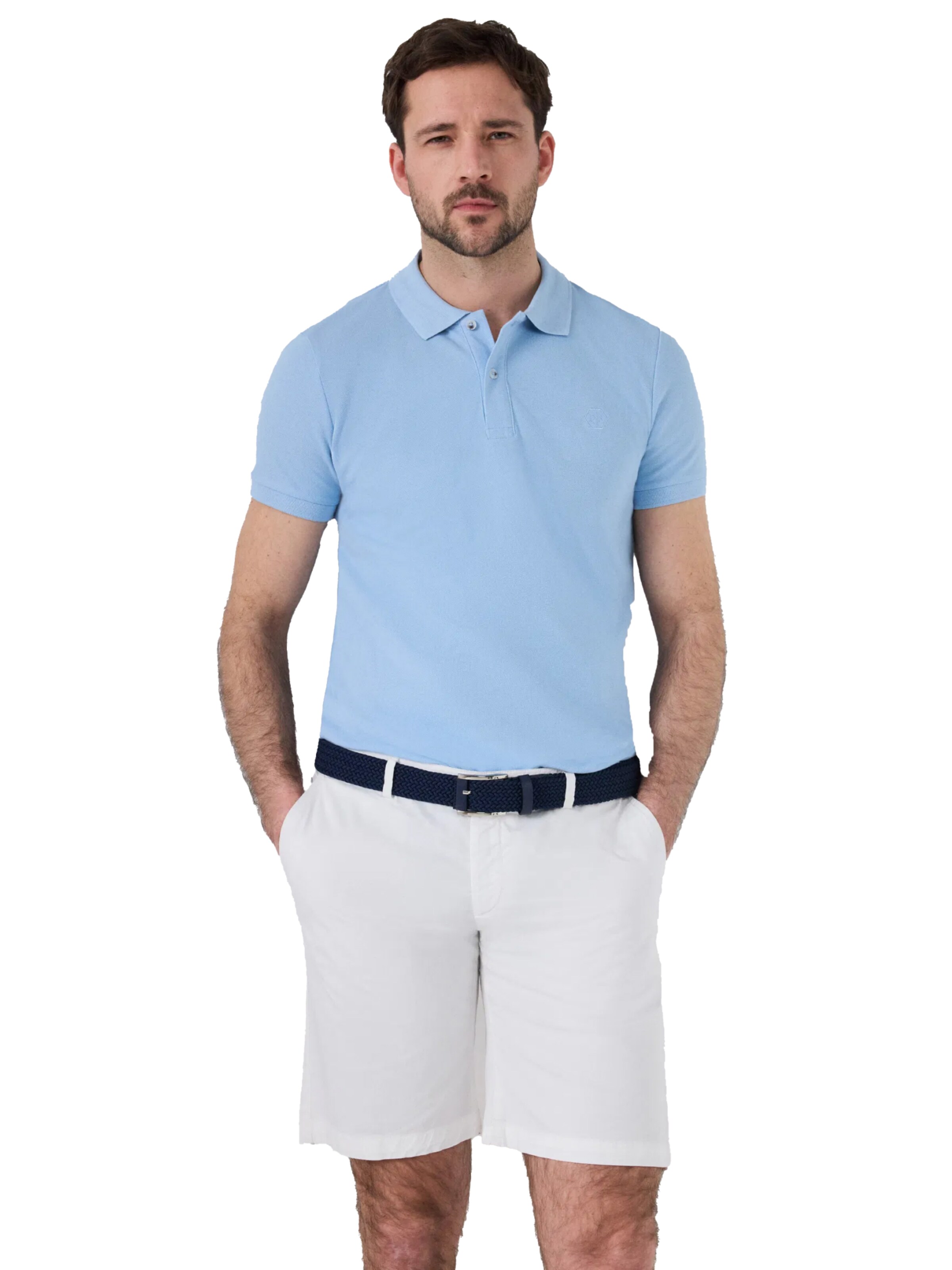 D’S Damat Shirt in Blauw: voorkant