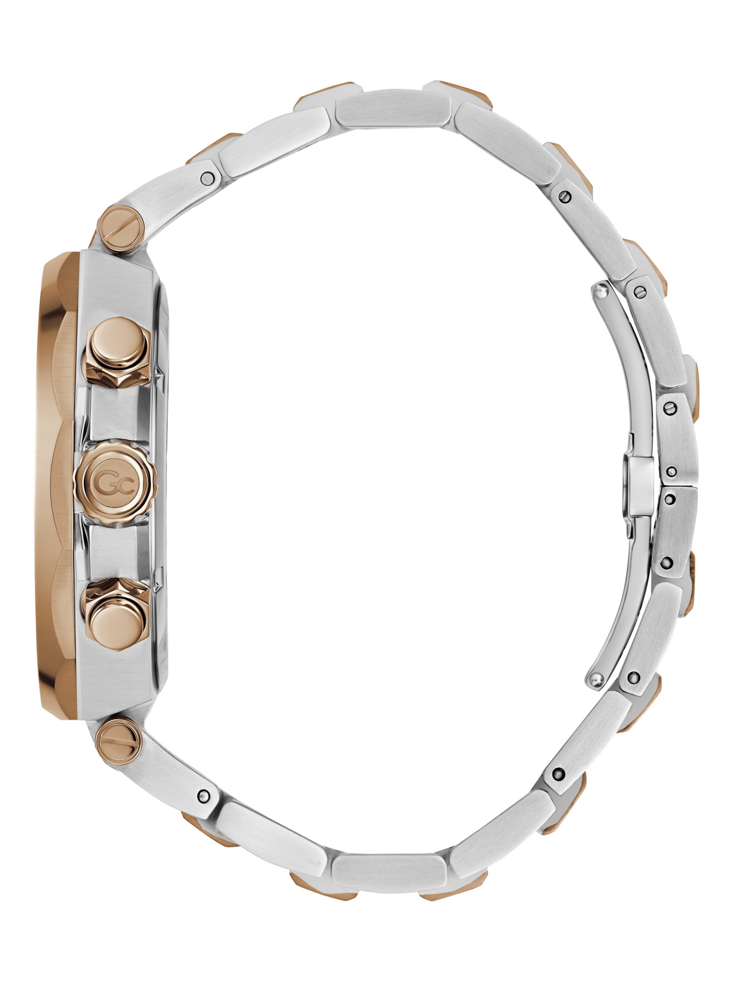 Gc Analoguhr in Silber