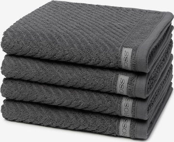 ROSS Handtuch 'Smart' in Grau: Vorderseite