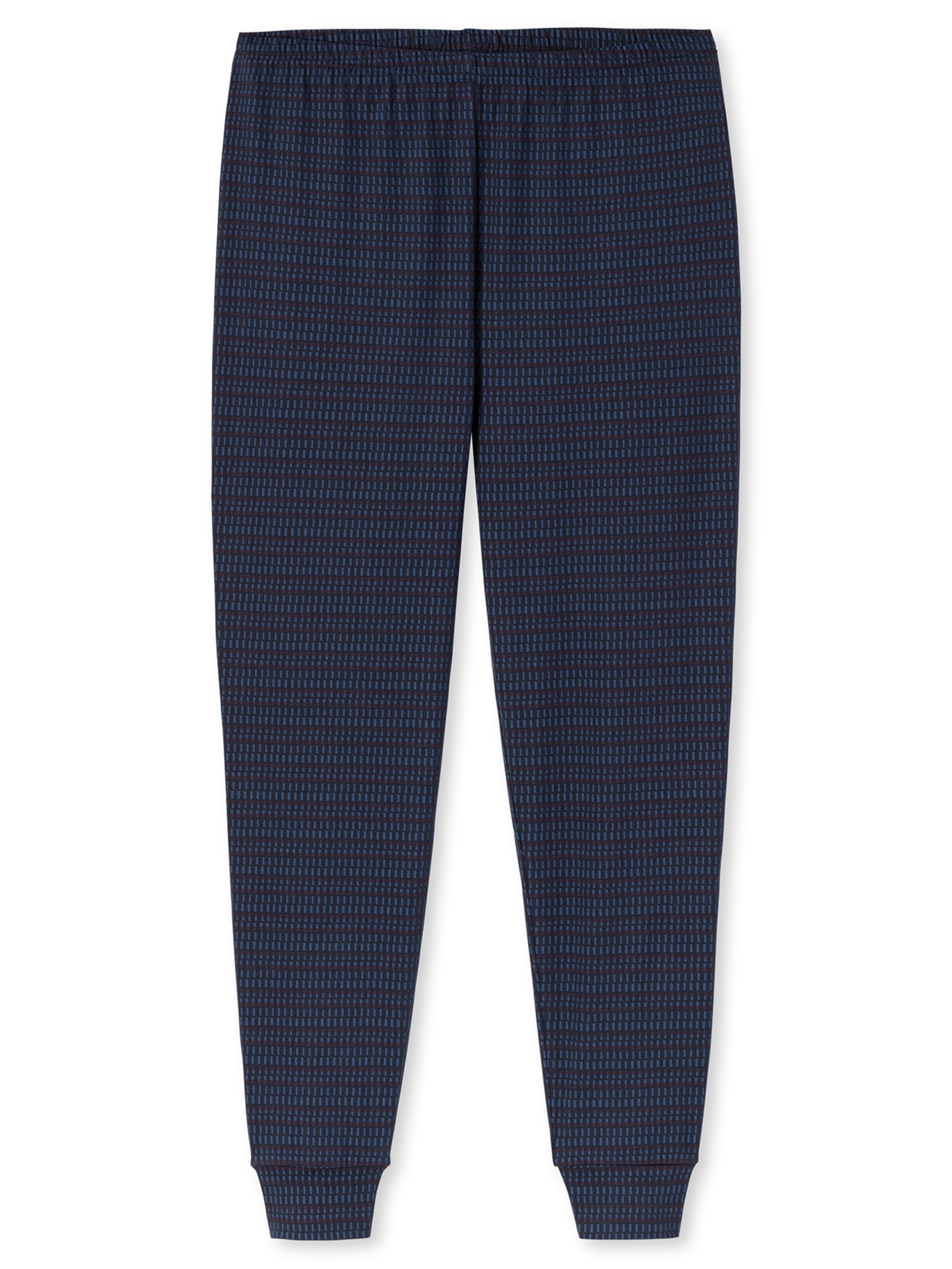 SCHIESSER Long Pajamas ' Casual Essentials ' in Blue