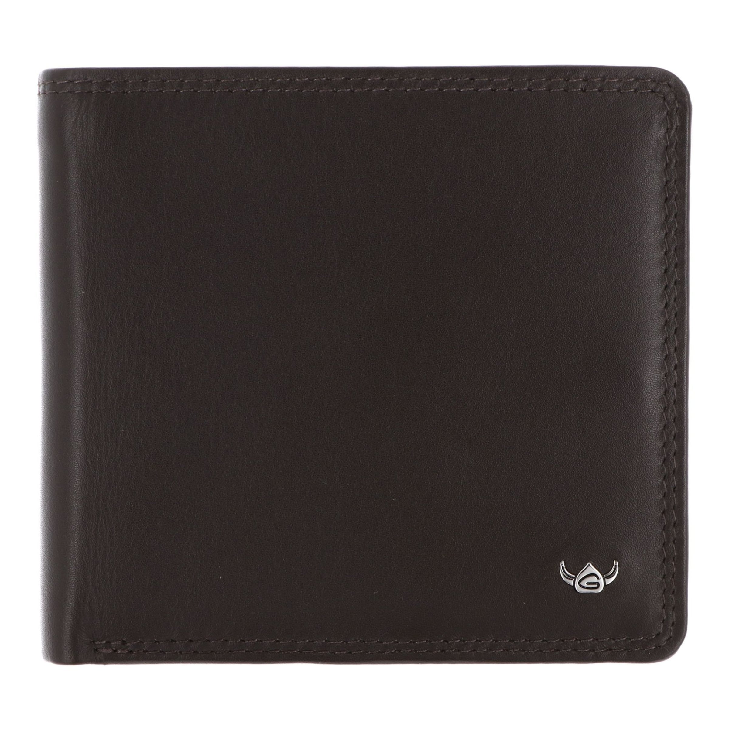 GOLDEN HEAD Wallet 'Polo' in Brown: front