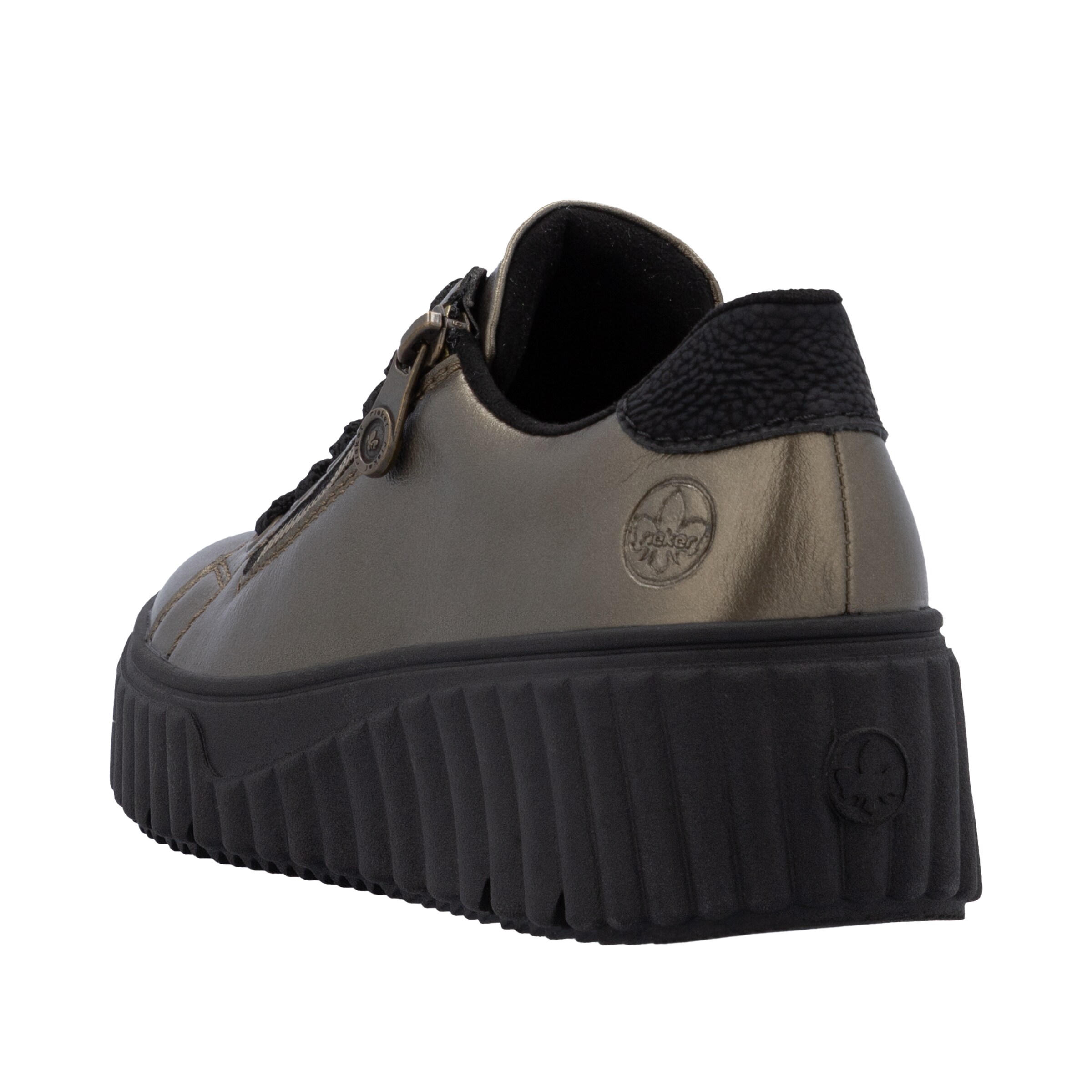 Baskets basses Rieker en bronze