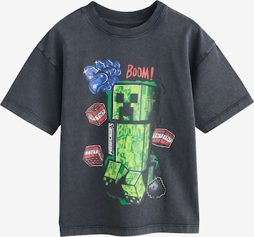T-Shirt 'Minecraft' Next en gris : devant