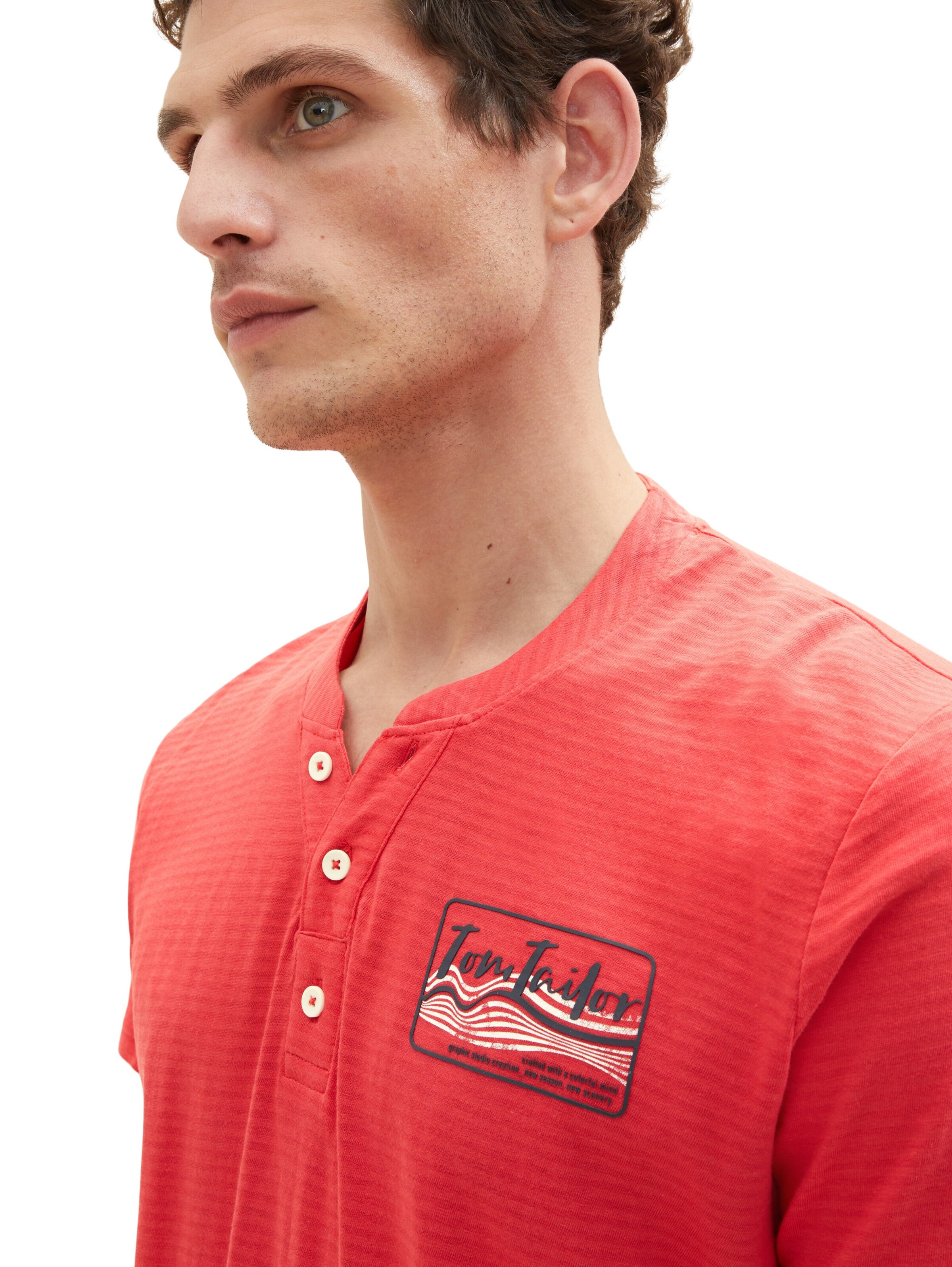 TOM TAILOR Shirt in Red