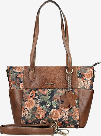 Laura Vita Handtasche in Braun: Vorderseite