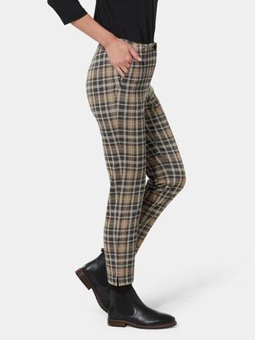 Goldner Slimfit Broek 'Louisa' in Zwart