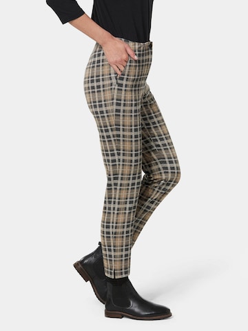 Goldner Slimfit Broek 'Louisa' in Zwart