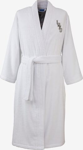 Kenzo Home Long Bathrobe in White: front