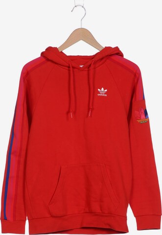 ADIDAS ORIGINALS Sweatshirt & Zip-Up Hoodie in XS in Red: front