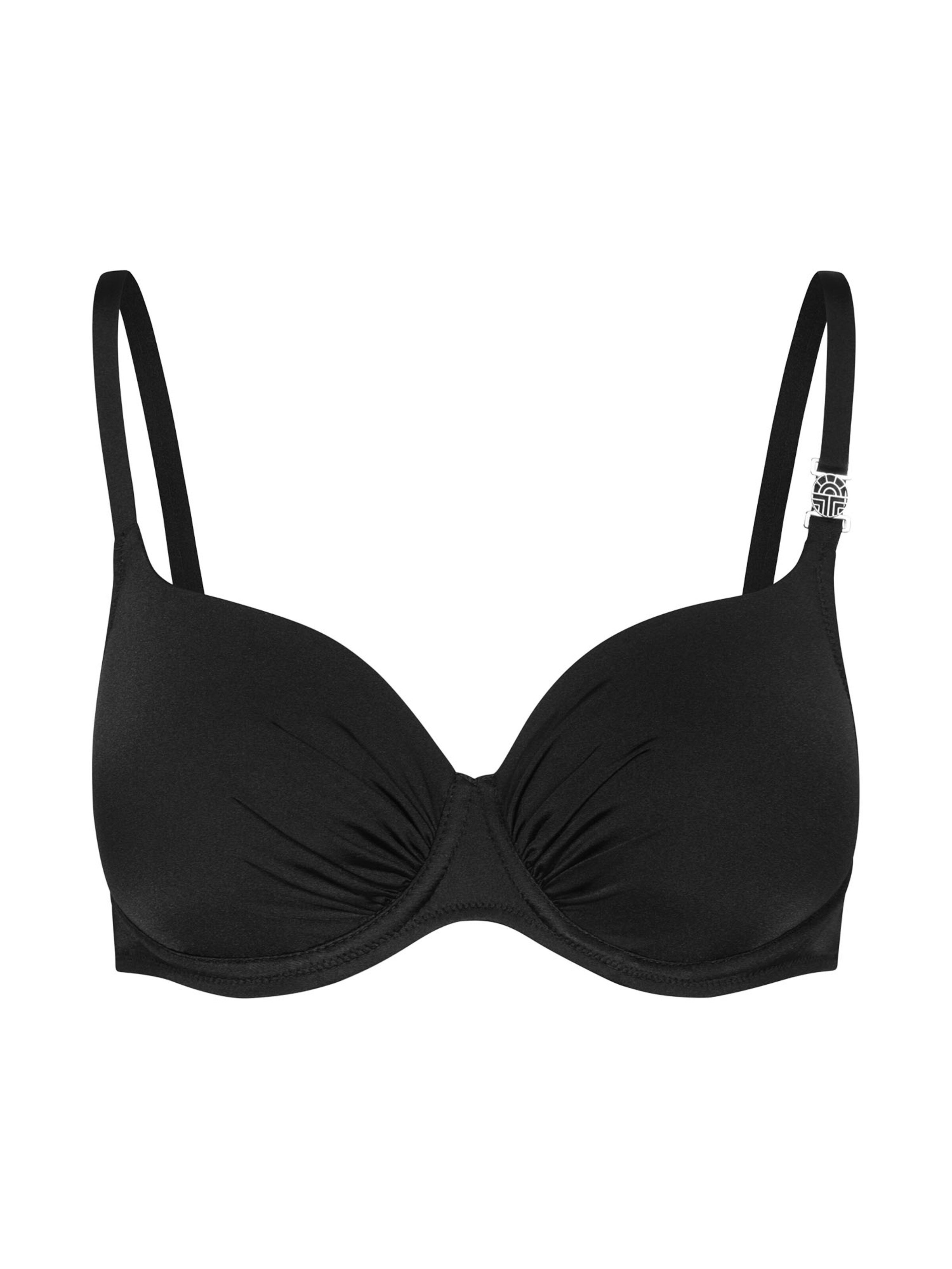 FÉRAUD PARIS Bikini Top ' Basic ' in Black: front