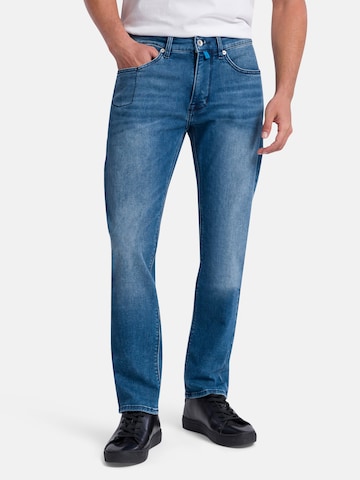 PIERRE CARDIN Slimfit Jeans 'Antibes' in Blauw: voorkant