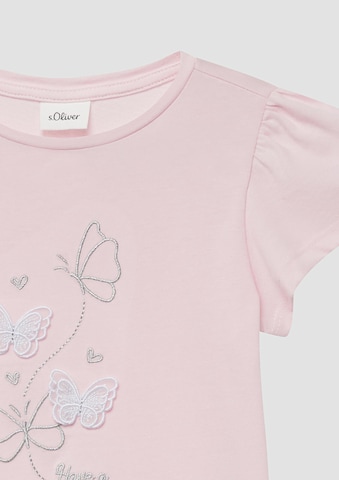 T-Shirt s.Oliver en rose