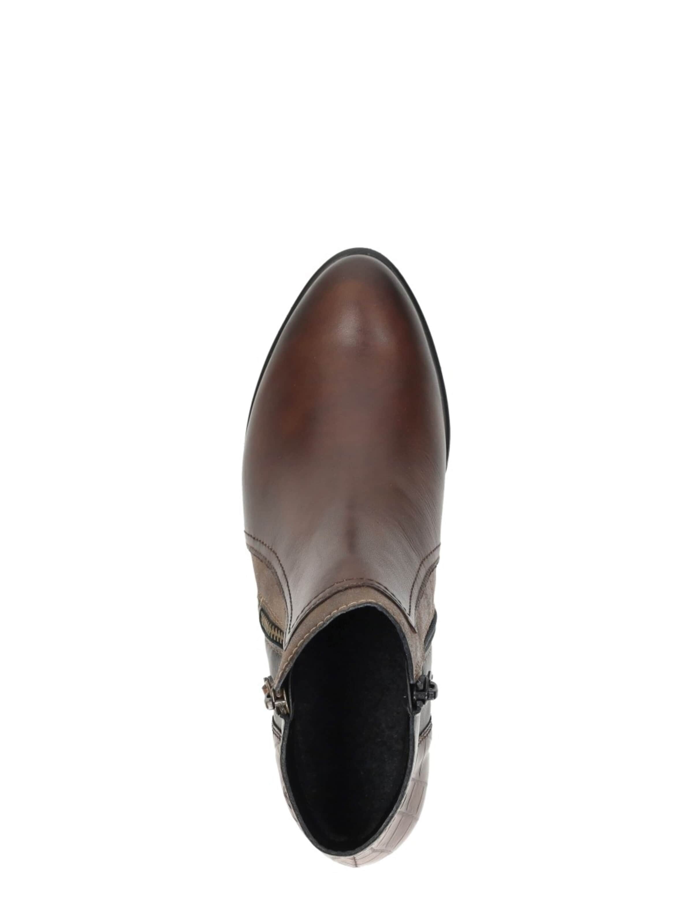 REMONTE Boots 'Enkellaarsjes Hak' in Brown