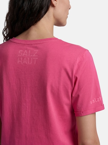salzhaut Shirt 'Amuseern' in Pink