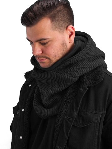 Manufaktur13 Scarf 'Hooded Loop' in Black