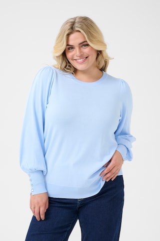 KAFFE CURVE - Pullover 'KCLizzy' em azul: frente