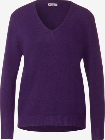 STREET ONE Sweater in Purple: front