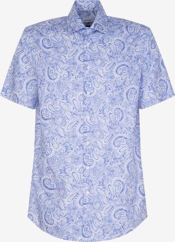 Coupe regular Chemise business SEIDENSTICKER en bleu : devant