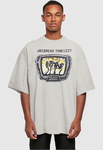 Merchcode Shirt 'Thin Lizzy - Jailbreak' in Grijs: voorkant
