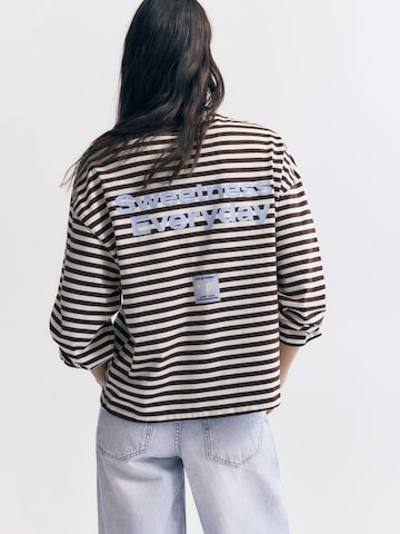 Pull&Bear Tričko – modrá: přední strana