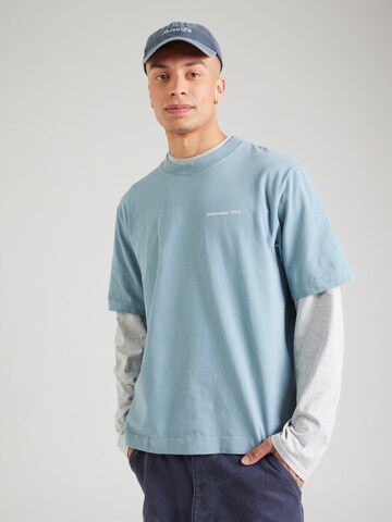 Abercrombie & Fitch Shirt in Blauw: voorkant