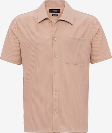 AntiochRegular Fit Košulja - bež boja: prednji dio