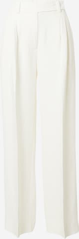 SECOND FEMALE Loose fit Pants 'Lino' in White: front
