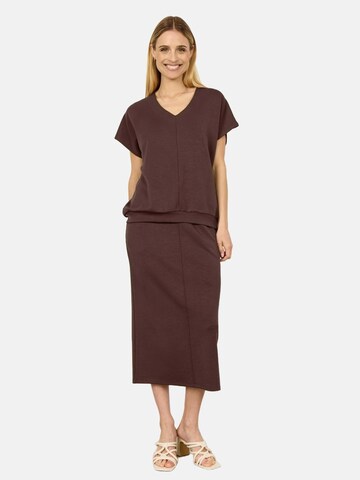 T-shirt 'BANU' Soyaconcept en marron