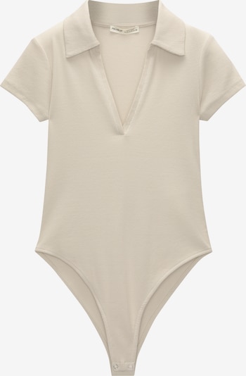 Pull&Bear Shirtbody i beige, Produktvisning